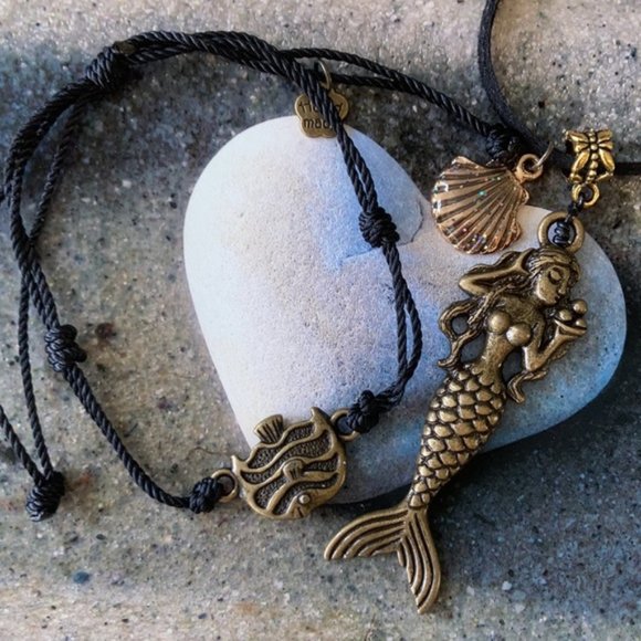 Handmade Jewelry - Mystical Magic Mermaid 🐚 🧜‍♀️ sea theme set
